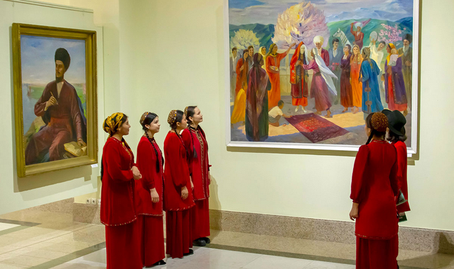 В Туркменистане отметили 100-летие художника Айхана Хаджиева