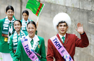 Сборная Туркменистана поучаствовала в церемонии открытия Олимпиады-2024 в Париже