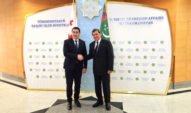 Глава МИД Туркменистана принял председателя парламента Грузии