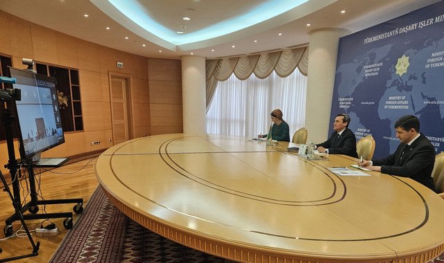 Глава МИД Туркменистана провел онлайн-встречу с руководителями агентств ООН
