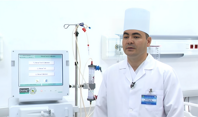 Больница Лебапского велаята Туркменистана получила два новых аппарата Dialog+