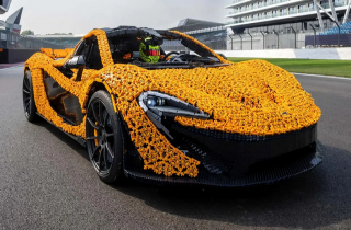 В Великобритании протестировали собранный из Lego гиперкар McLaren