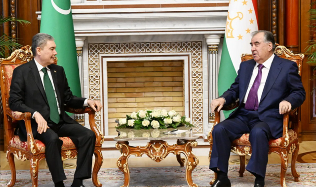 Гурбангулы Бердымухамедов и Эмомали Рахмон рассмотрели туркмено-таджикское партнерство