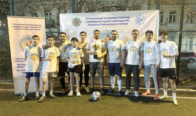 Посольство Туркменистана организовало футбольный турнир в Тбилиси