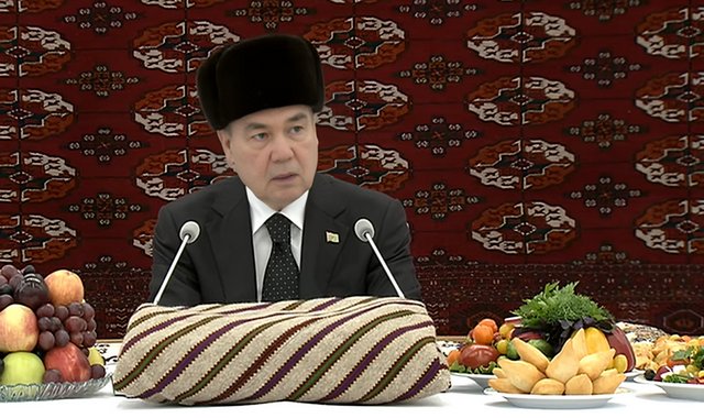 Гурбангулы Бердымухамедов выступил с речью на открытии новой мечети в городе Анау