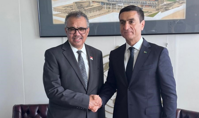 Постпред Туркменистана в Женеве провел встречу с гендиректором ВОЗ