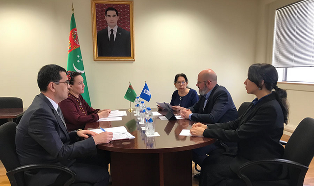 Аппарат Омбудсмена Туркменистана и ПРООН обсудили вопросы сотрудничества