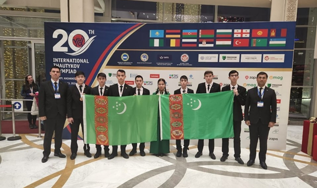 Туркменские школьники завоевали 8 медалей ХХ Международной Жаутыковской олимпиады
