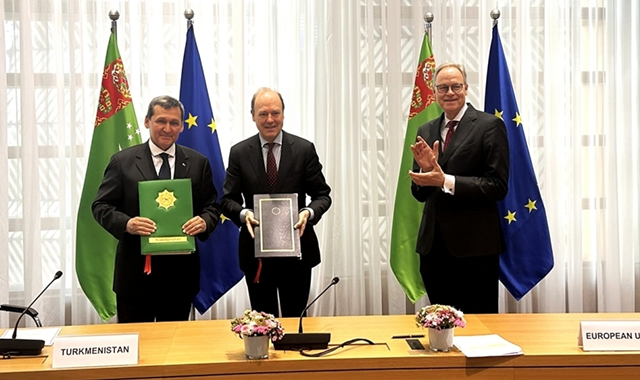Туркменистан и ЕС подписали ряд документов о сотрудничестве