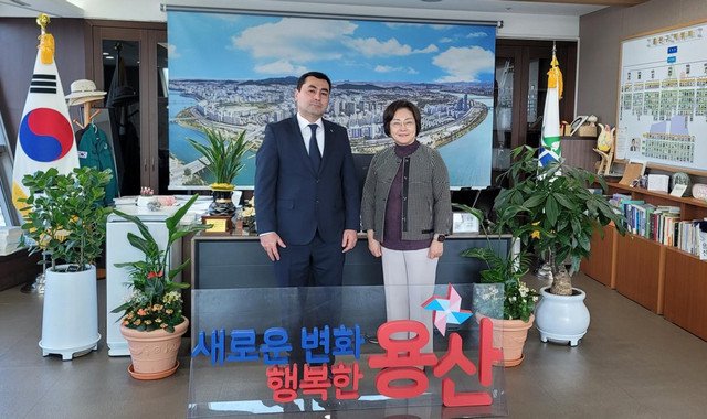 Посол Туркменистана в Корее встретился с мэром округа Йонсан города Сеул