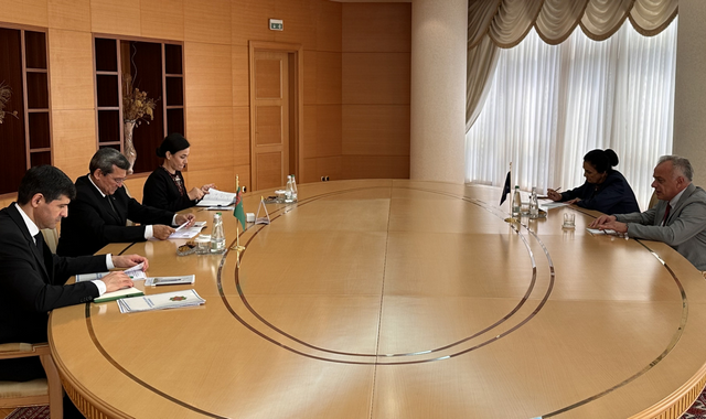 Глава МИД Туркменистана встретился с директором офиса ЮНЕСКО в Алматы