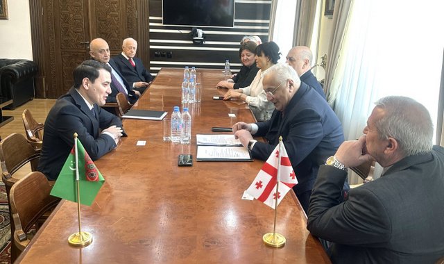 Посол Туркменистана Довлет Сейитмаммедов провел встречу с ректором грузинского технического ВУЗа