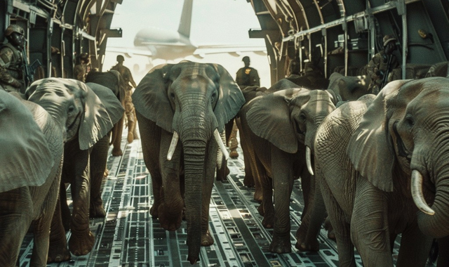 Ботсвана угрожает доставить тысячи слонов в Германию