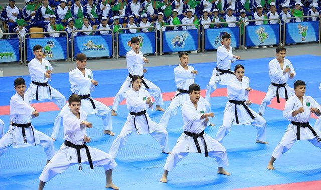 В Олимпийском городке Ашхабада прошли торжественные мероприятия