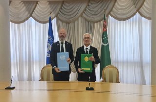 Туркменистан и подразделения ООН подписали документы о сотрудничестве