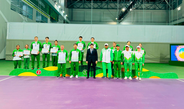 В Туркменистане подвели итоги чемпионата страны по теннису