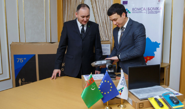 МВД Туркменистана получило оборудование для проведения онлайн-мероприятий