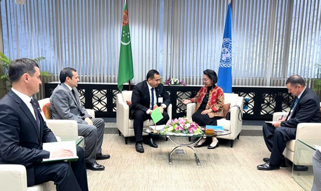 Туркменская делегация провела встречу с заместителем генсека ООН