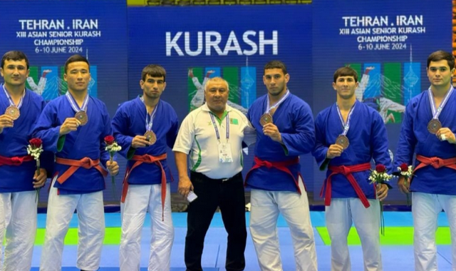 Сборная Туркменистана по курашу успешно выступила на чемпионате Азии